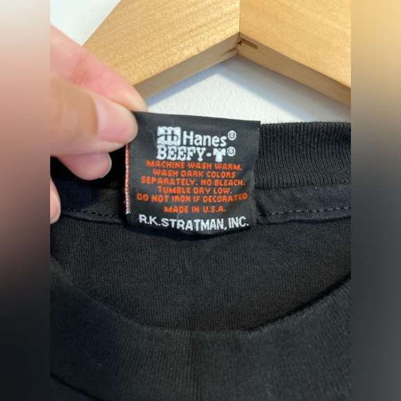 1994 vintage Harley Davidson ride with the wind T-shirt ๐ค temporarily N/A - Picture 3 of 7